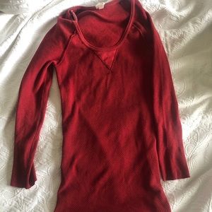 red free people top
